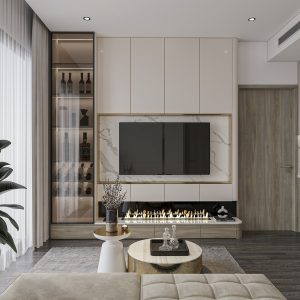 Vách & Kệ Tivi – Điểm Nhấn Sang Trọng Cho Phòng Khách