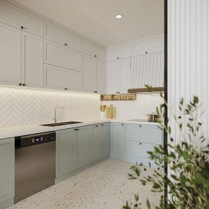 Tủ Bếp Gỗ Công Nghiệp – Đẹp Hiện Đại, Bền & Giá Tốt